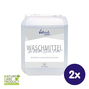Prací gel na vlnu, hedvábí a kůži (s lanolinem) - 5l 2x1ks (VO bal.)
