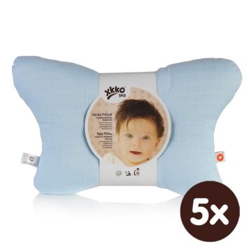 Dětský polštář XKKO BMB - Baby Blue 5x1ks (VO bal.)