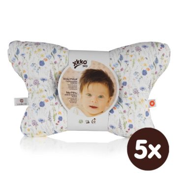 Dětský polštář XKKO BMB - Blue Wildflowers 5x1ks (VO bal.)