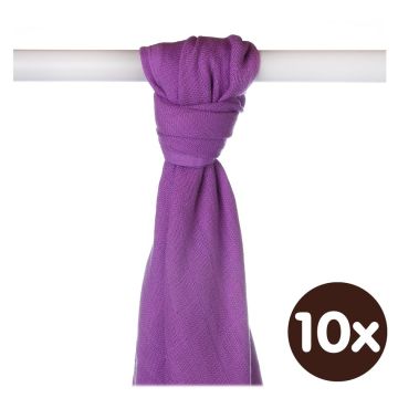 Bambusová osuška XKKO BMB 90x100cm - Lilac 10x1ks VO bal.