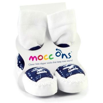 Baleríny Mocc Ons - Sneakers Navy - Velikost 6-12m