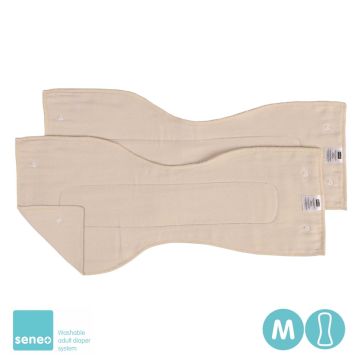 Anatomicky tvarované savé vložky SENEO Twill 2ks - Velikost M