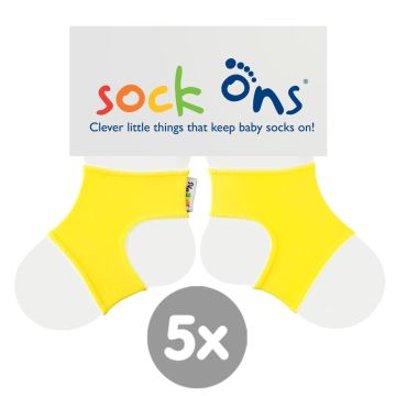Sock Ons Bright - Lemon Velikost 6-12m  5x1pár VO bal.