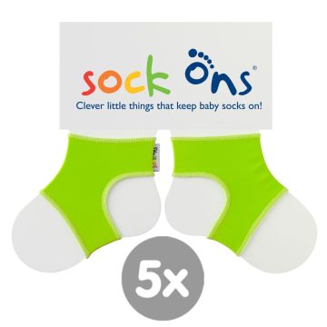 Sock Ons Bright - Lime Velikost 6-12m  5x1pár VO bal.