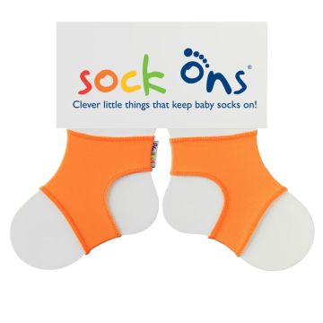 Sock Ons Bright Orange - Velikost 6-12m 