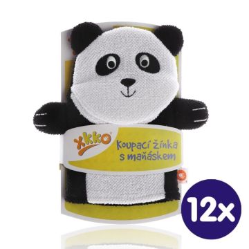 XKKO Žínka s maňáskem (BA) - Panda 12x1ks VO bal.
