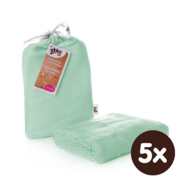 Bambusová zavinovačka XKKO BMB 120x120 - Mint 5x1ks VO bal.