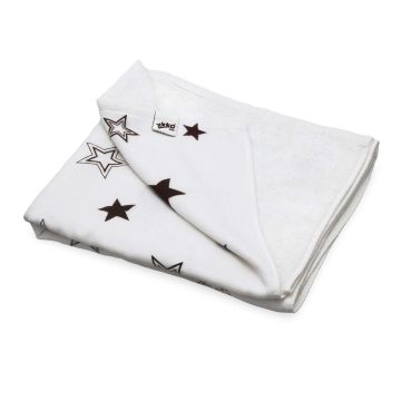 Bambusová deka XKKO BMB Natural Brown Stars 130x70cm 