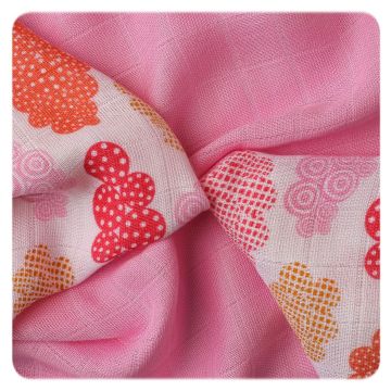 Bambusové ubrousky XKKO BMB 30x30 - Heaven for Girls MIX  