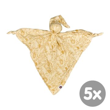 Bambusový muchláček XKKO BMB - Safari Honey Mustard 5x1ks VO bal.