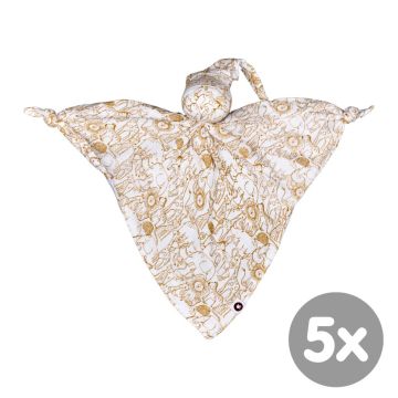 Bambusový muchláček XKKO BMB - Safari W/Honey Mustard 5x1ks VO bal.