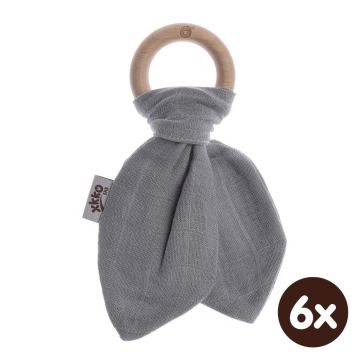 Kousátko XKKO BMB Lístky - Silver 6x1ks (VO bal.)