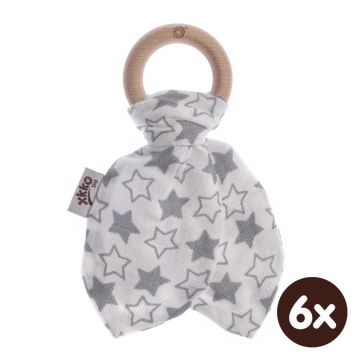 Kousátko XKKO BMB Lístky - Silver Little Stars 6x1ks (VO bal.)