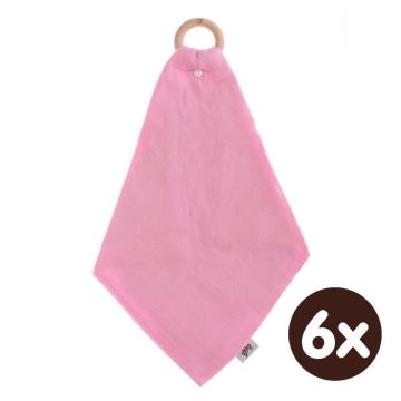 Kousátko XKKO BMB s plenkou - Baby Pink 6x1ks (VO bal.)
