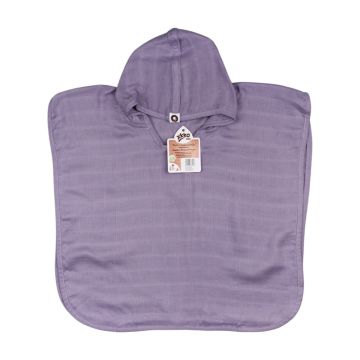 Bambusové mušelínové pončo XKKO BMB Colours - Lavender Aura Vel.1 