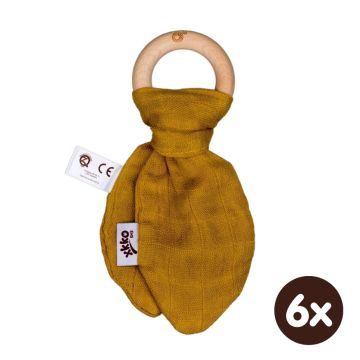 Kousátko XKKO BMB Lístky Colours - Honey Mustard 6x1ks (VO bal.)