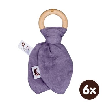 Kousátko XKKO BMB Lístky Colours - Lavender Aura 6x1ks (VO bal.)