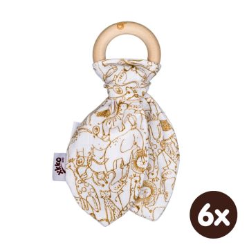 Kousátko XKKO BMB Lístky Safari - W/Honey Mustard 6x1ks (VO bal.)