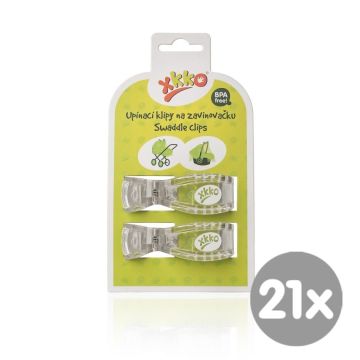 XKKO Klipy na kočárek 2ks - Clear Water 21x1pár VO bal.