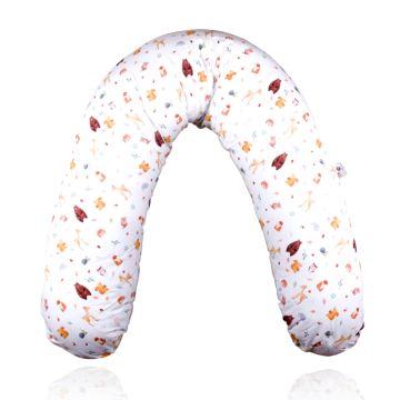 Velký kojící polštář XKKO LUX - Wild Forest