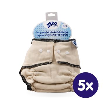 Plenkové kalhotky XKKO Organic - Natural Velikost XXL 5x1ks (VO bal.)