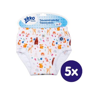 Tréninkové kalhotky XKKO Organic - Wild Forest 5x1ks (VO balení)