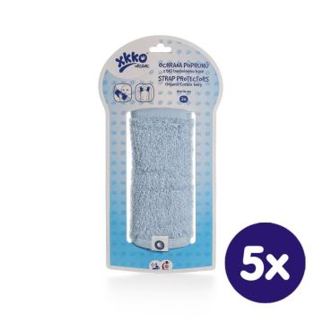 Ochrana popruhů XKKO Organic - Baby Blue 5x1bal. (VO bal.)
