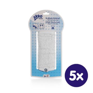 Ochrana popruhů XKKO Organic - Bílá 5x1bal. (VO bal.)
