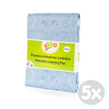 Pratelná přebalovací podložka XKKO 50x70 - Safari Mountain Spring 5x1ks (VO bal.)