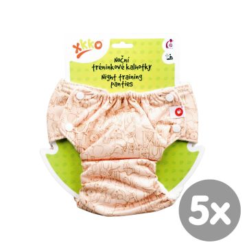 Noční tréninkové kalhotky XKKO - Safari Honey Mustard 5x1ks (VO bal.)