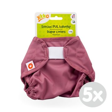 Svrchní PUL kalhotky XKKO Newborn - Mesa Rose 5x1ks (VO bal.)