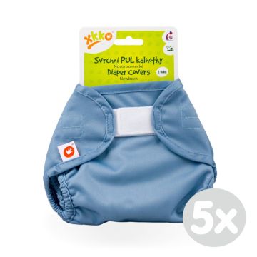 Svrchní PUL kalhotky XKKO Newborn - Mountain Spring 5x1ks (VO bal.)