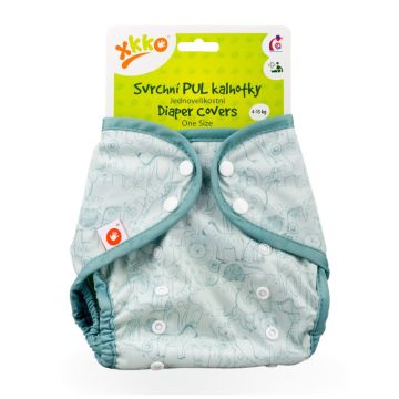 Svrchní PUL kalhotky XKKO One Size - Safari Granite Green