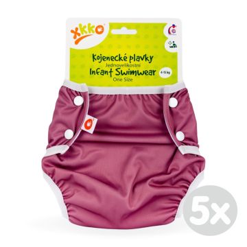 Jednovelikostní kojenecké plavky XKKO - Mesa Rose 5x1ks (VO bal.)