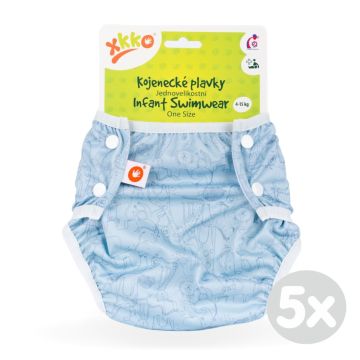 Jednovelikostní kojenecké plavky XKKO - Safari Mountain Spring 5x1ks (VO bal.)