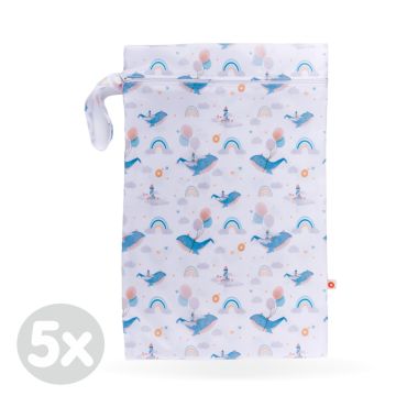 Nepromokavý pytlík XKKO Velikost M - Sky Whale 5x1ks (VO bal.)