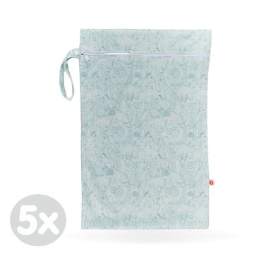 Nepromokavý pytlík XKKO Velikost M - Safari Granite Green 5x1ks (VO bal.)