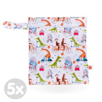 Nepromokavý pytlík XKKO Velikost S - ZOO on the Road 5x1ks (VO bal.)