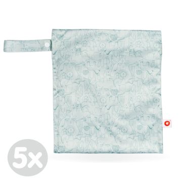 Nepromokavý pytlík XKKO Velikost S - Safari Granite Green 5x1ks (VO bal.)